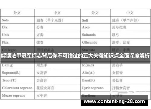 解读法甲冠军标志背后你不可错过的五大关键知识点全面深度解析 解读法甲冠军标志背后你不可错过的五大关键知识点全面深度解析