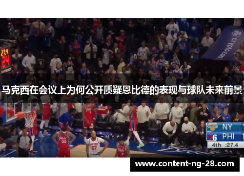 马克西在会议上为何公开质疑恩比德的表现与球队未来前景